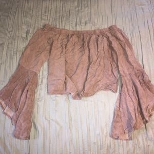 Bell Sleeved Crop Top